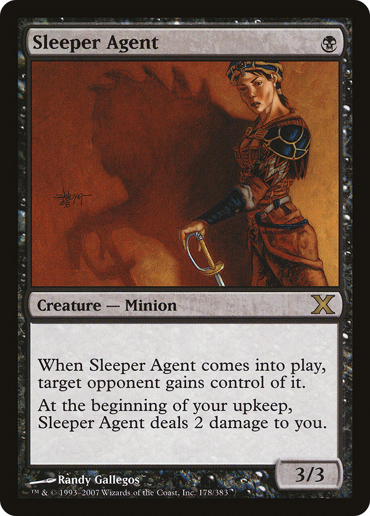 Sleeper Agent (178) Foil - Tenth Edition