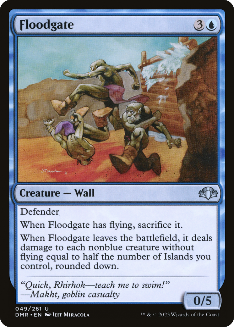 Floodgate (049) Foil - Dominaria Remastered