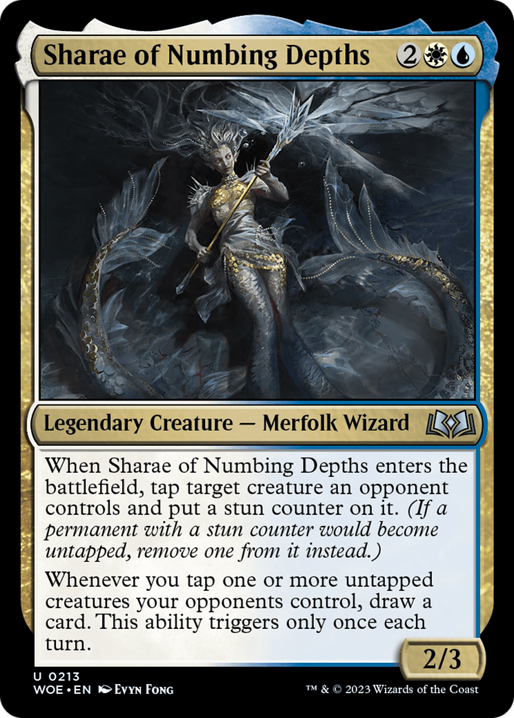 Sharae of Numbing Depths (213) Foil - Wilds of Eldraine