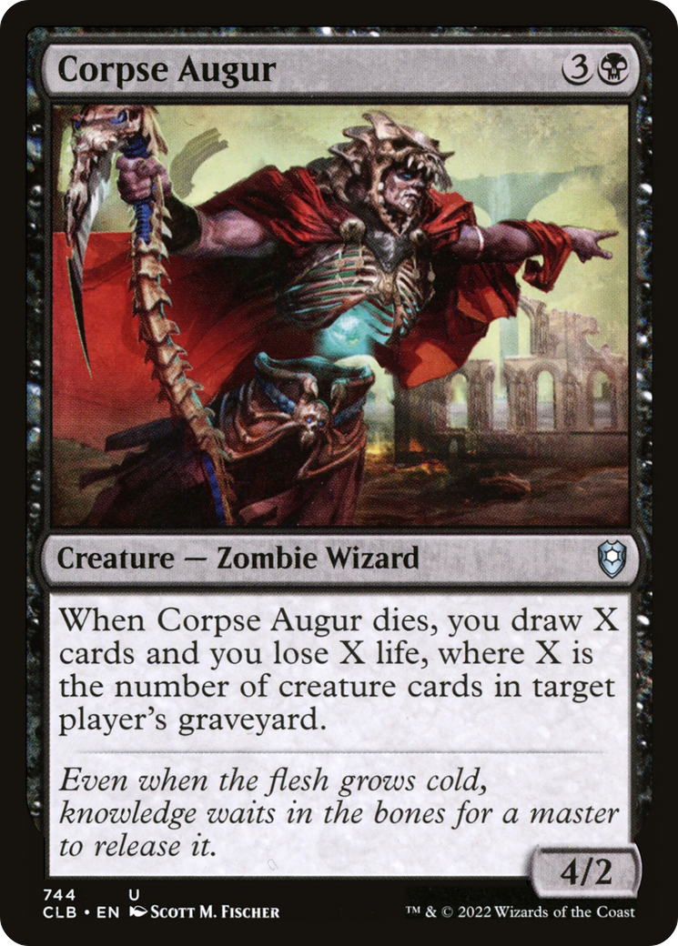 Corpse Augur (744) - Commander Legends: Battle for Baldur's Gate