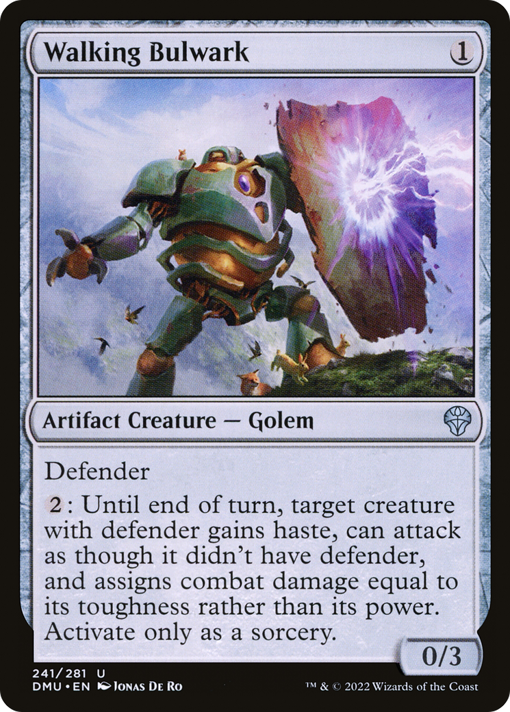 Walking Bulwark (241) Foil - Dominaria United