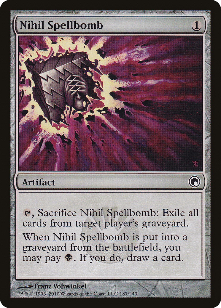 Nihil Spellbomb (187) Foil - Scars of Mirrodin