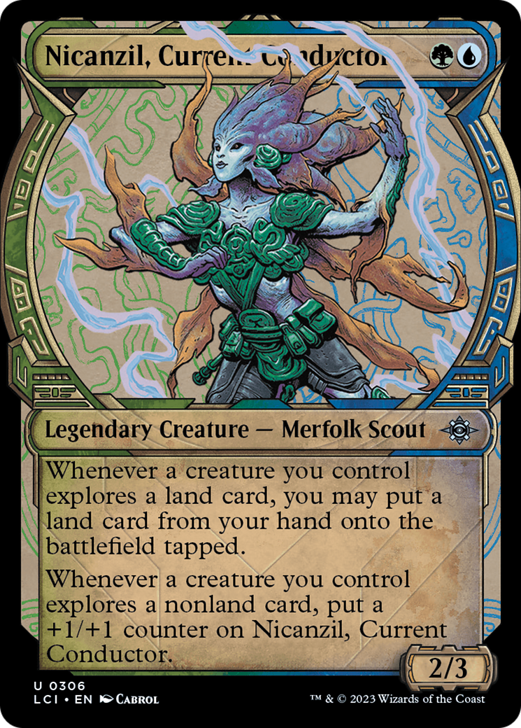 Nicanzil, Current Conductor (Showcase) (306) Foil - The Lost Caverns of Ixalan