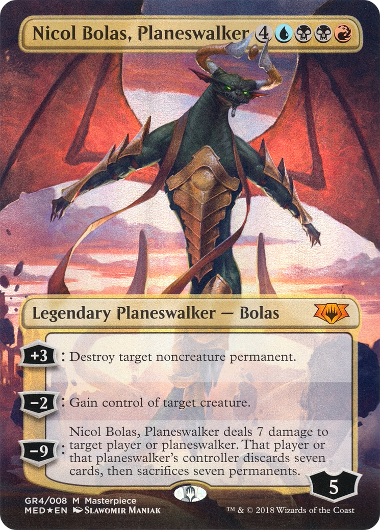 Nicol Bolas, Planeswalker (GR4) Foil - Mythic Edition