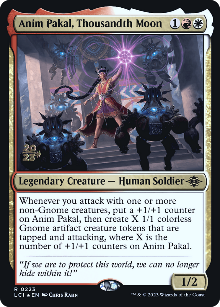 Anim Pakal, Thousandth Moon (223) Foil - The Lost Caverns of Ixalan Promos