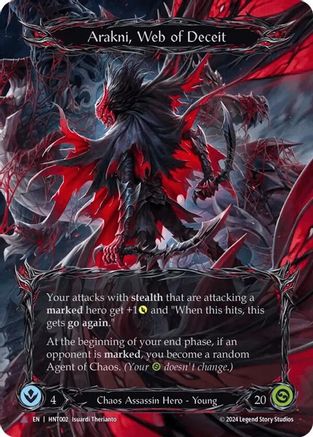 Arakni, Web of Deceit (Marvel) (HNT002) Cold Foil - The Hunted