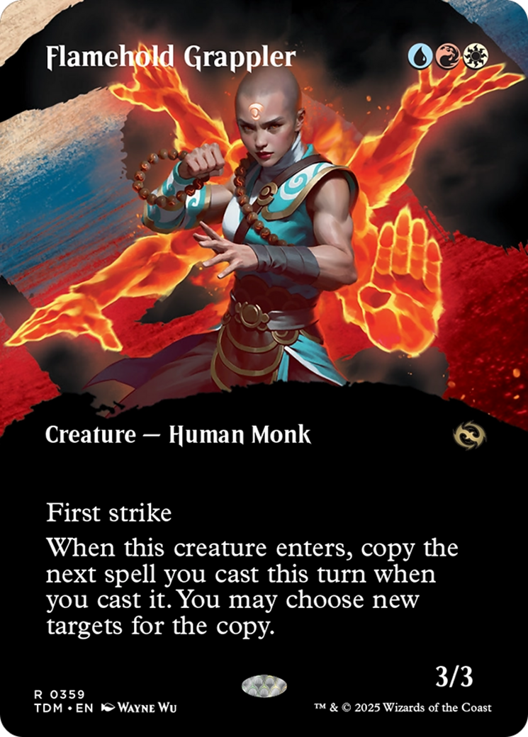 Flamehold Grappler (Borderless) (359) - Tarkir: Dragonstorm