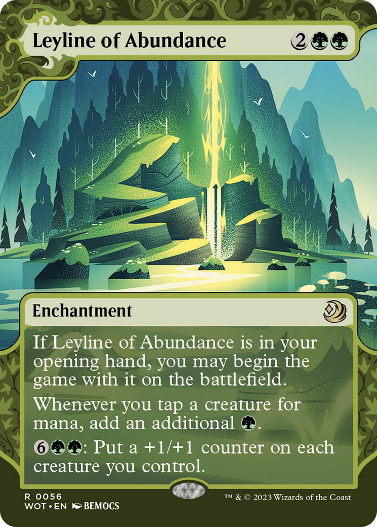 Leyline of Abundance (Showcase) (056) Foil - Wilds of Eldraine: Enchanting Tales