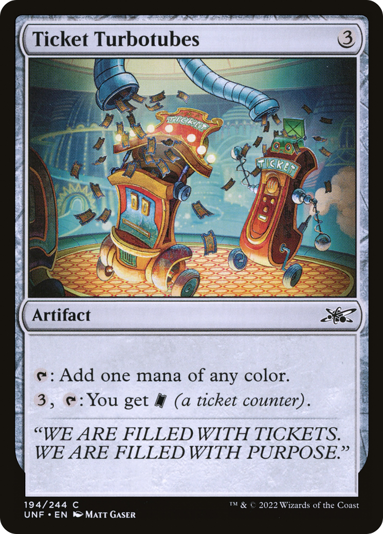 Ticket Turbotubes (194) Foil - Unfinity