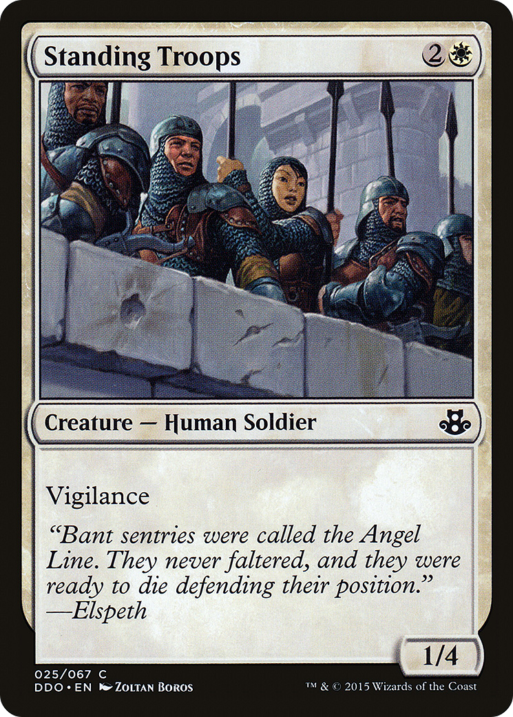 Standing Troops (025) - Duel Decks: Elspeth vs. Kiora