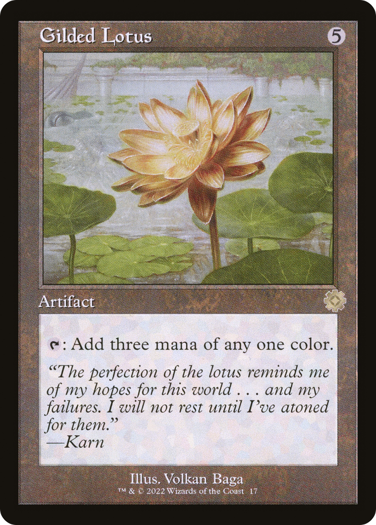 Gilded Lotus (Retro) (017) - The Brothers' War Retro Artifacts