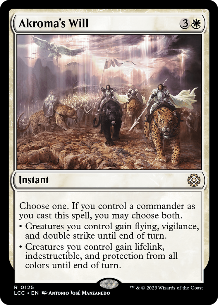Akroma's Will (125) - The Lost Caverns of Ixalan Commander