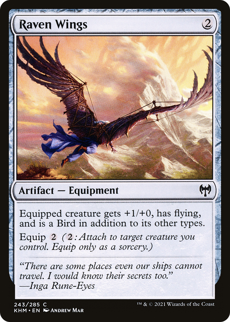 Raven Wings (243) Foil - Kaldheim