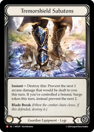 Tremorshield Sabatons (HNT247) Cold Foil - The Hunted