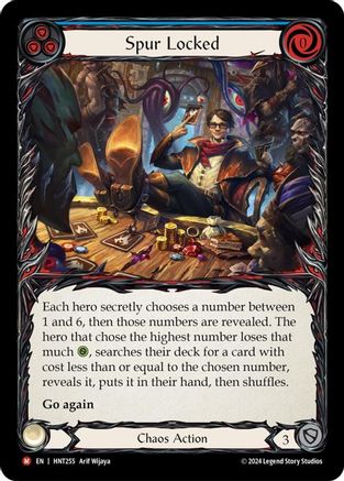 Spur Locked (HNT255) Rainbow Foil - The Hunted