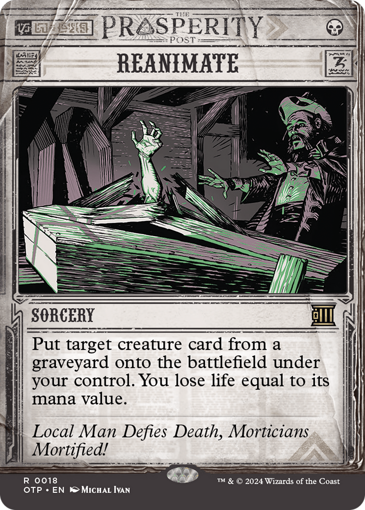 Reanimate (Showcase) (018) Foil - Breaking News