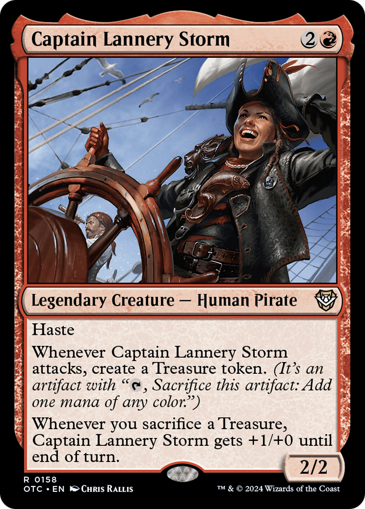 Captain Lannery Storm (158) - Outlaws of Thunder Junction Commander