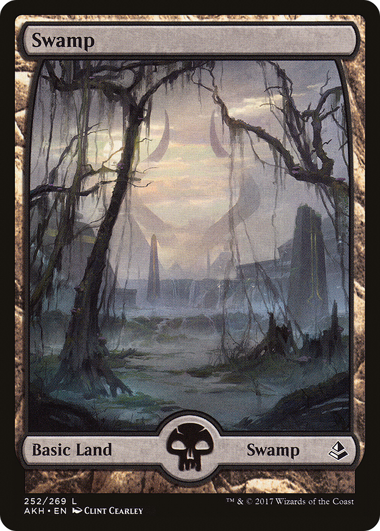 Swamp – Full Art (252) Foil - Amonkhet