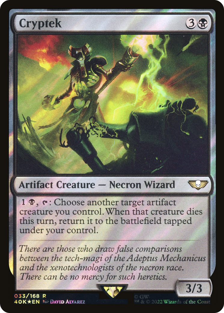 Cryptek (033) Surge Foil - Warhammer 40,000 Commander