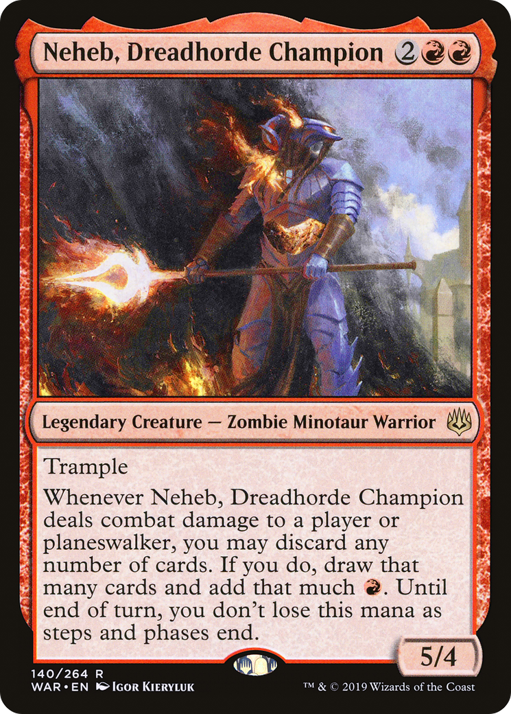 Neheb, Dreadhorde Champion (140) - War of the Spark