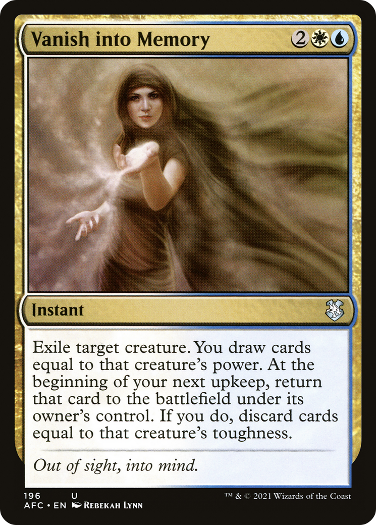 Vanish into Memory (196) - Forgotten Realms Commander