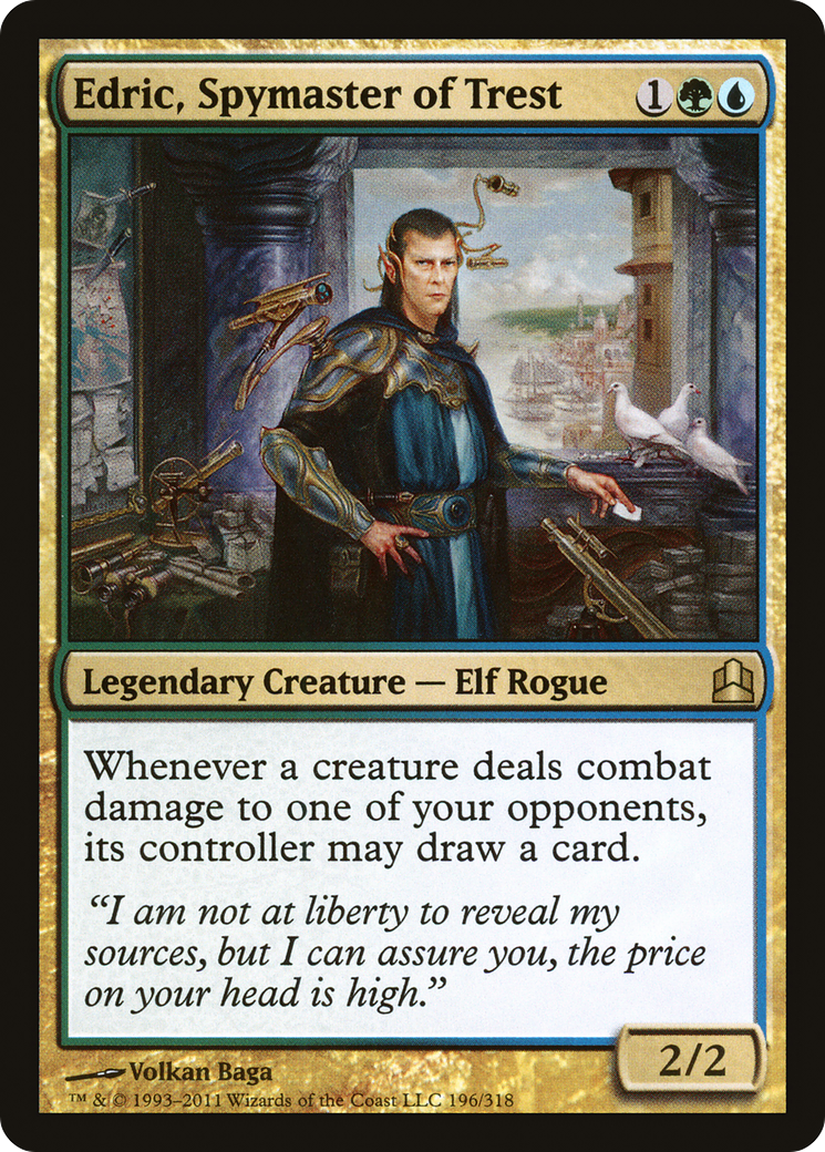 Edric, Spymaster of Trest (196) - Commander 2011
