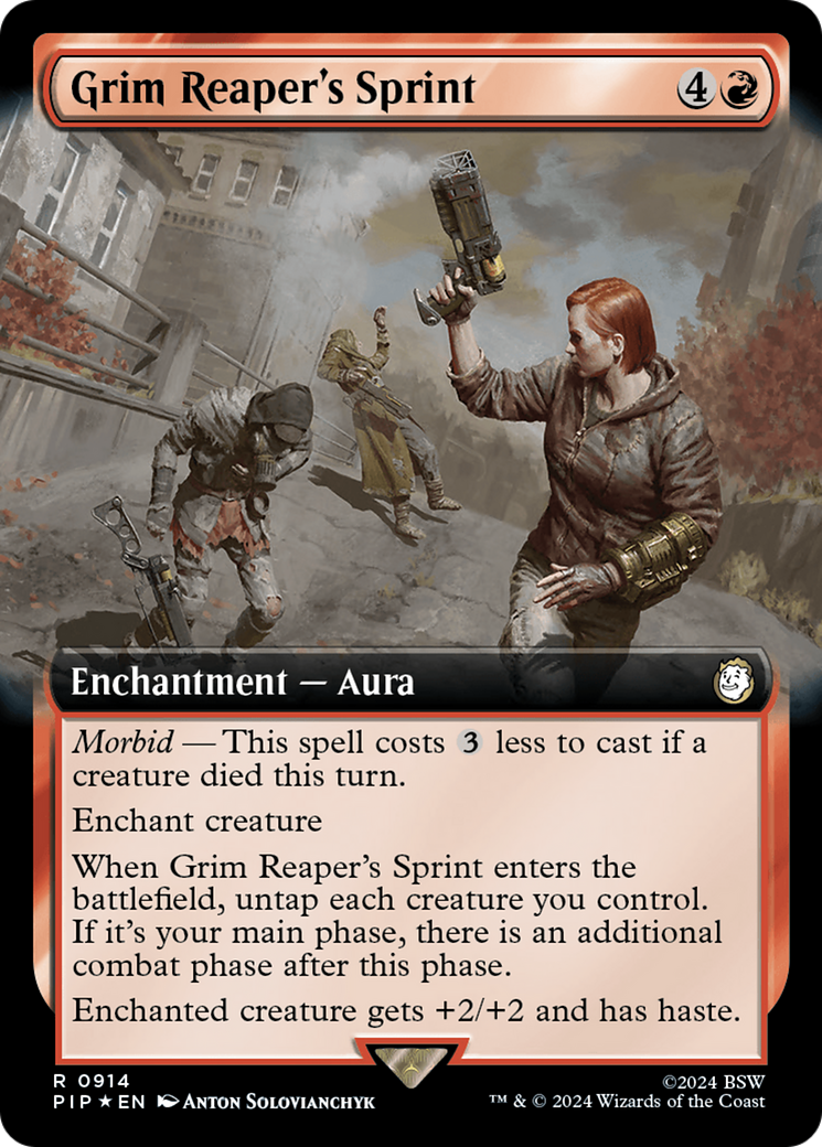 Grim Reaper's Sprint (Extended Art) (Surge Foil) (Extended Art) (914) Foil - Fallout