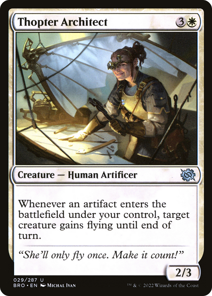 Thopter Architect (029) Foil - The Brothers' War