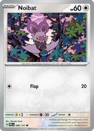 Noibat (90) Reverse Holofoil - Prismatic Evolutions