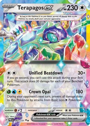 Terapagos ex (92) Holofoil - Prismatic Evolutions