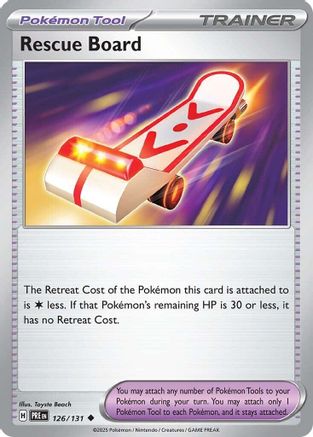 Rescue Board (126) Reverse Holofoil - Prismatic Evolutions
