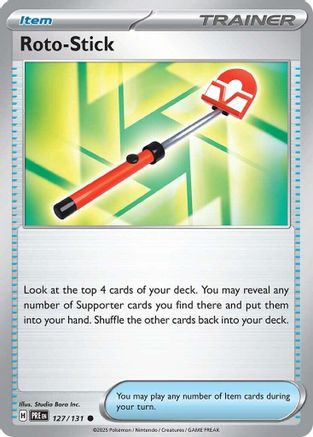 Roto-Stick (127) Reverse Holofoil - Prismatic Evolutions