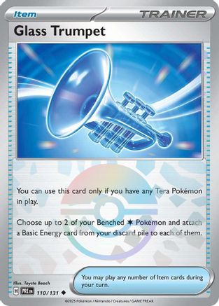 Glass Trumpet (Poke Ball Pattern) (110) Holofoil - Prismatic Evolutions