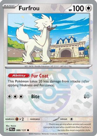 Furfrou (Master Ball Pattern) (88) Holofoil - Prismatic Evolutions
