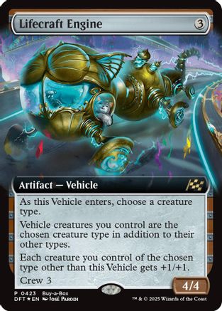 Lifecraft Engine (Extended Art) (423) Foil - Buy-A-Box Promos