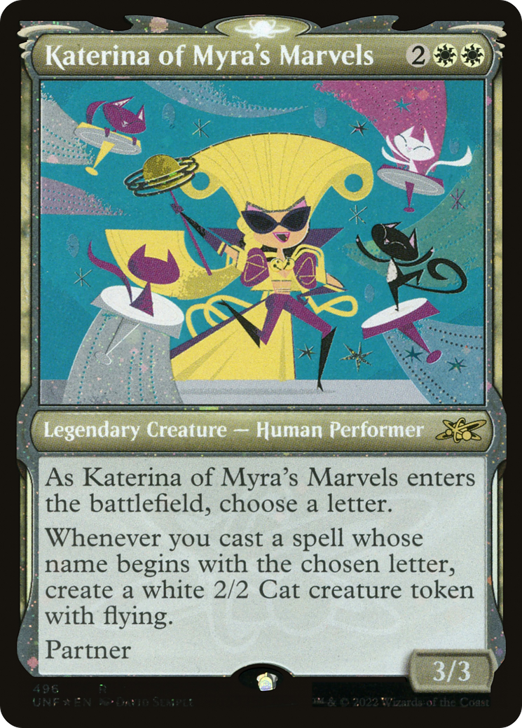 Katerina of Myra's Marvels (Showcase) (496) Foil - Unfinity