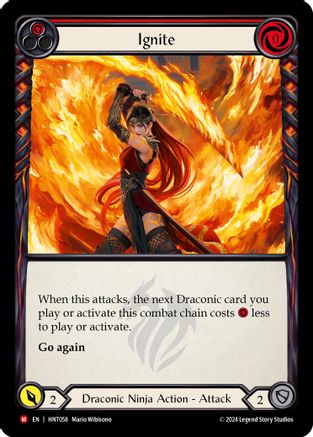 Ignite (HNT058) Rainbow Foil - The Hunted