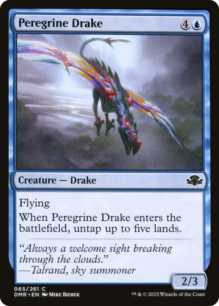 Peregrine Drake (065) Foil - Dominaria Remastered