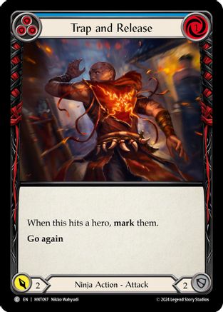 Trap and Release (Blue) (HNT097) Rainbow Foil - The Hunted