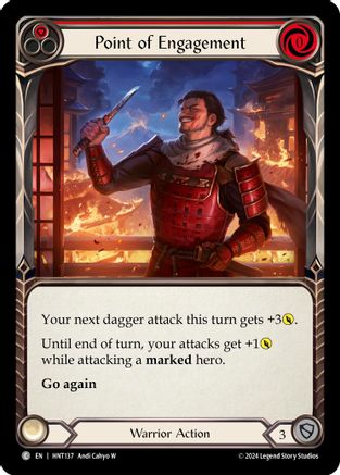 Point of Engagement (Red) (HNT137) Rainbow Foil - The Hunted