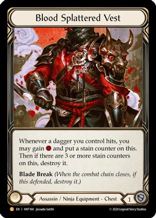 Blood Splattered Vest (HNT168) Rainbow Foil - The Hunted