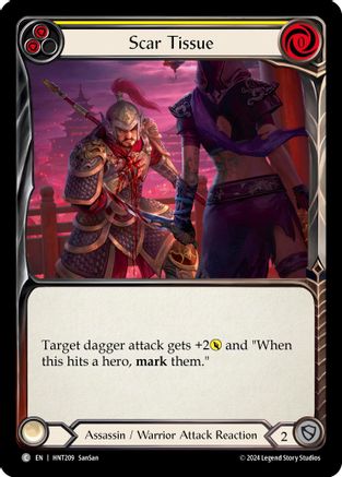 Scar Tissue (Yellow) (HNT209) Rainbow Foil - The Hunted