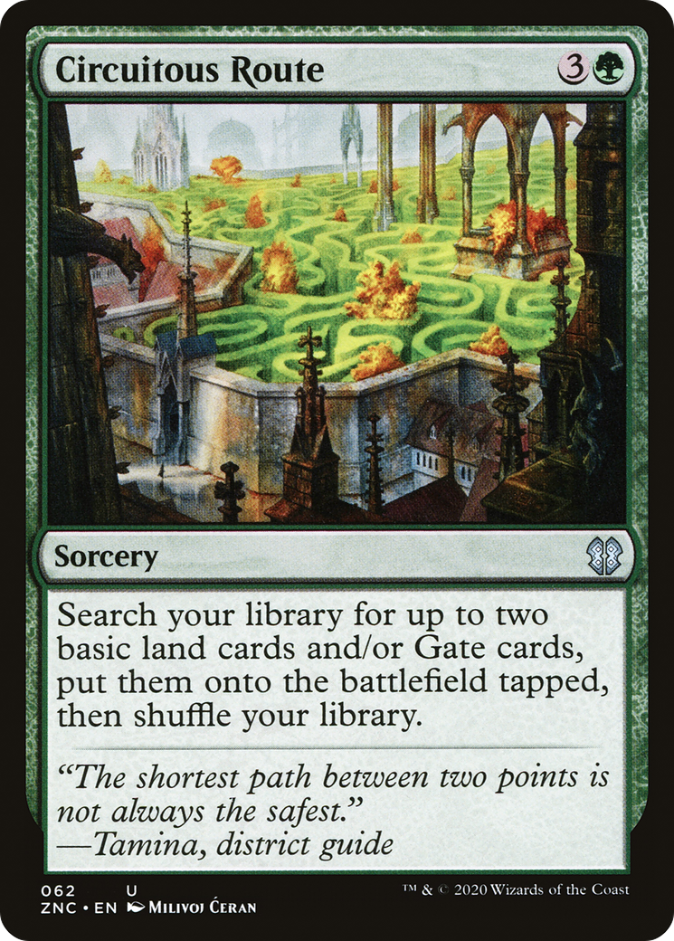 Circuitous Route (062) - Zendikar Rising Commander