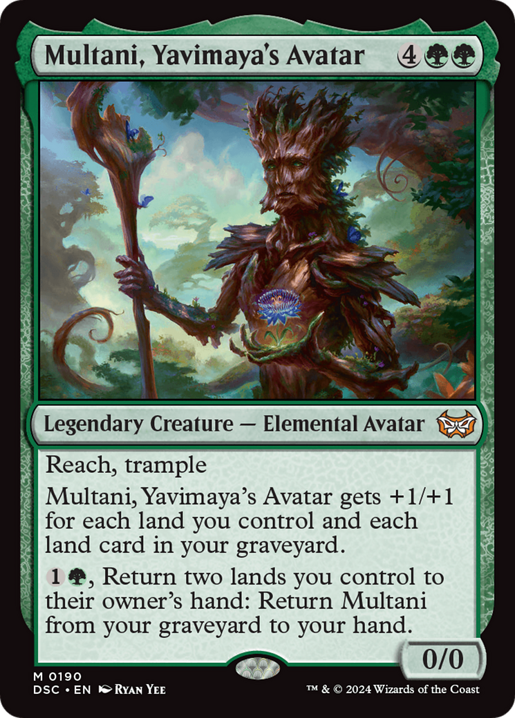 Multani, Yavimaya's Avatar (190) - Duskmourn: House of Horror Commander