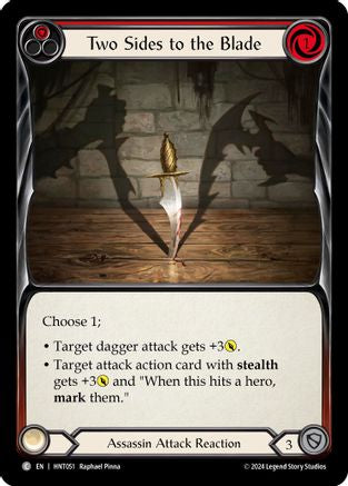 Two Sides to the Blade (HNT051) Rainbow Foil - The Hunted