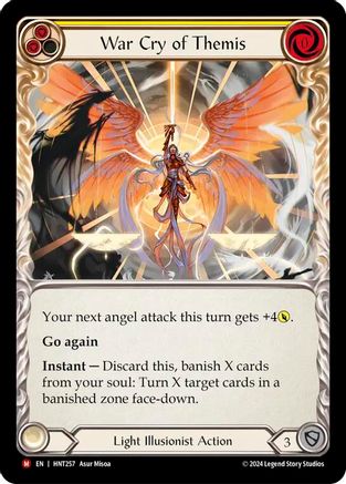 War Cry of Themis (HNT257) Rainbow Foil - The Hunted
