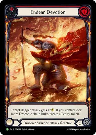 Endear Devotion (GEM013) Rainbow Foil - GEM Pack 1