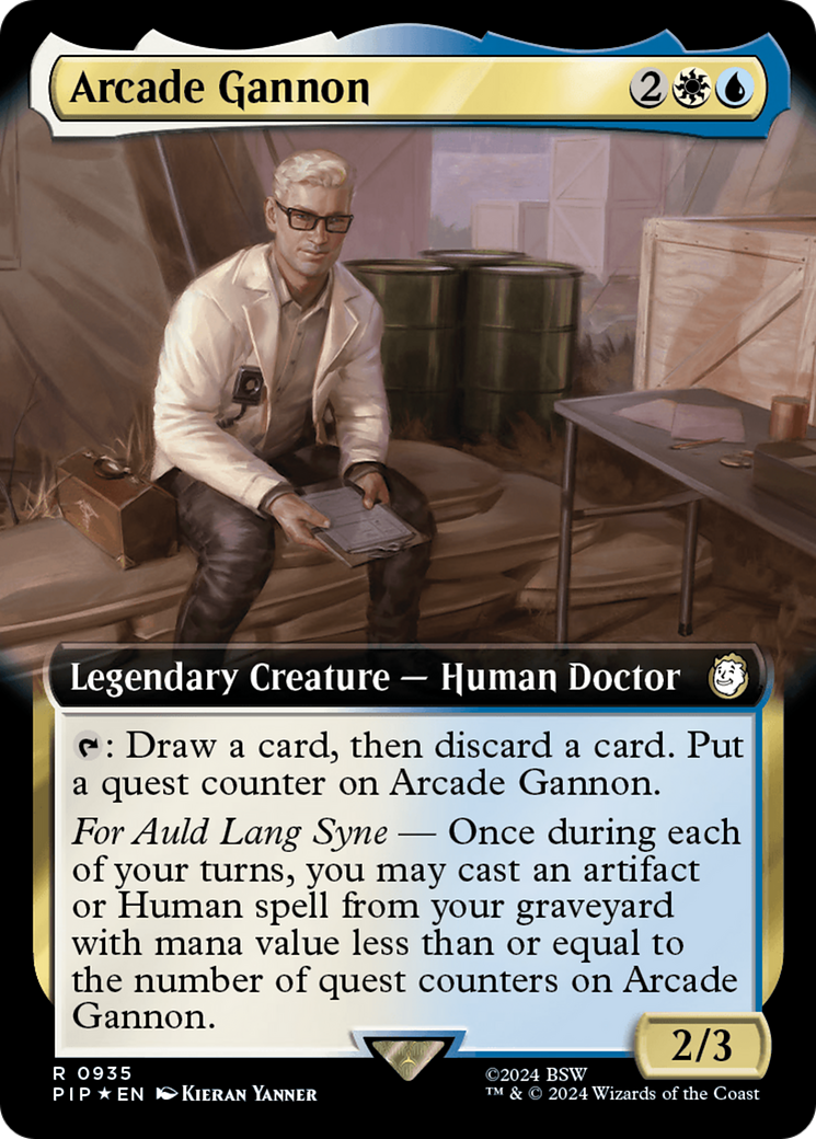 Arcade Gannon (Extended Art) (Surge Foil) (Extended Art) (935) Foil - Fallout
