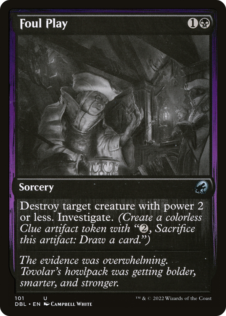 Foul Play (101) Foil - Innistrad: Double Feature