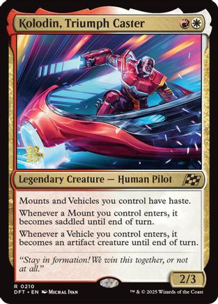 Kolodin, Triumph Caster (210) Foil - Prerelease Cards